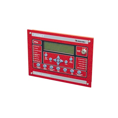 Anunciador De Red Con Pantalla Cristal Liquido Para Paneles FireNET 320 Caracteres Color Rojo (0100-15630)