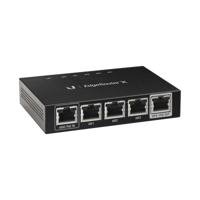 EdgeRouter X de 5 puertos Gigabit con funciones avanzadas de ruteo