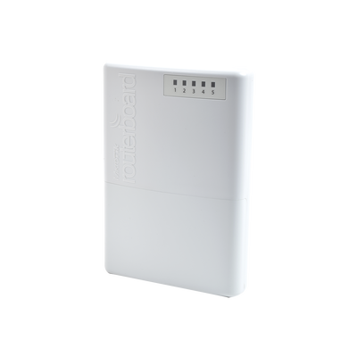 (PowerBox) RouterBoard 5 Puertos Fast Ethernet con PoE Pasivo para exterior