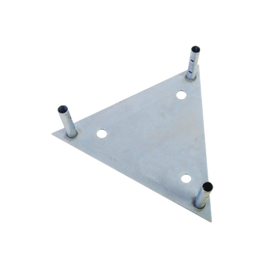 Base para Tramo STZ60G con Placa 1/2" Niple de 3/4" Galvanizado por Inmersión en Caliente.