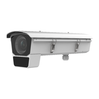Cámara Tipo Box de 2MP / Lente 3.8- 16 mm / DarkFighter / Con Gabinete / IK10 / IP66 / Detección de Rostros / microSD