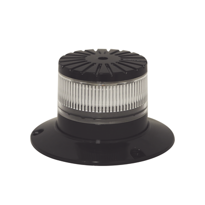 Baliza LED compacta discreta domo claro color ambar/claro