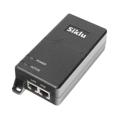 Inyector PoE Pasivo 1 Gbps 60 W 55 Vcc 100-240 Vca Cable CA