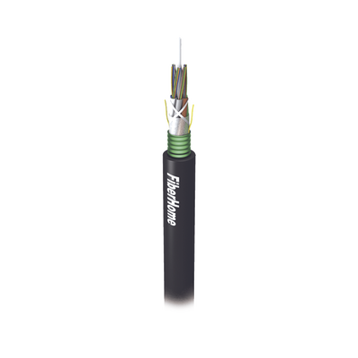 Kilómetro de Fibra Óptica para Exterior G.652D Armada Monomodo de 24 Hilos Loose Tube Color Negro (Para Instalación en Ducto/Subterráneo)