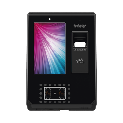 Lector biometrico de Huella y reconocimiento Facial con lector de PROX (125Khz) y Mifare (13.56 Mhz)