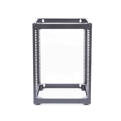 Rack Abierto de 4 Postes Instalación Pared o Piso de 14 Unidades Ideal para Equipo de Audio!