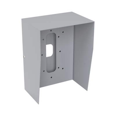 Cubierta Industrial para montaje de Porteros IP Fanvil y Grandstream pintura electrostática color gris.