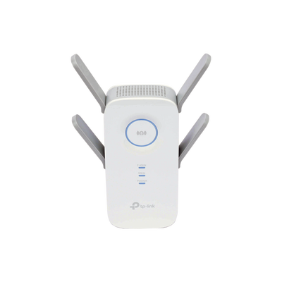 Repetidor / Extensor de Cobertura WiFi AC 2600 Mbps doble banda 2.4 GHz y 5 GHz con 1 puerto 10/100/1000 Mbps 4 antenas externas