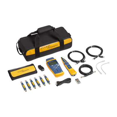 Kit Avanzado de Calificador de Red CableIQ™ para Medición de Capacidades en Redes 10/100/1000 Base-T y Compatibilidad con VoIP Datos y Vídeo