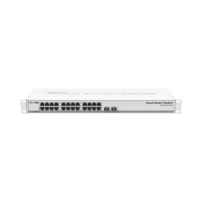 Cloud Smart Switch  24 puertos Gigabit  2 puertos SFP+ SwitchOS