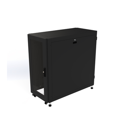 Gabinete Profesional para Telecomunicaciones de 24UR 600 mm de Ancho x 1200 mm de Profundidad.