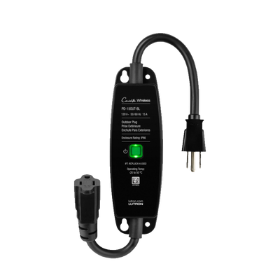 (Caseta Wireless) PlugIn Interruptor On/Off para uso en exterior intemperie IP66 inalámbrico. 15A /120V