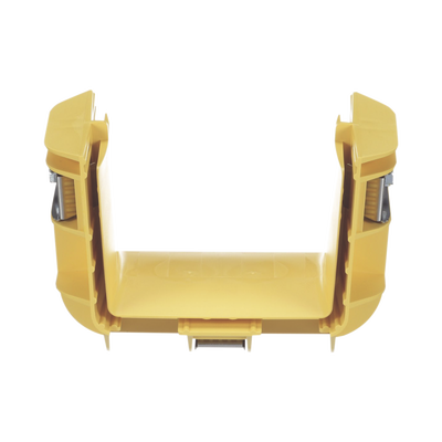 Union Recta "Cople" Para Canaleta FiberRunner™ 4X4 Color Amarillo