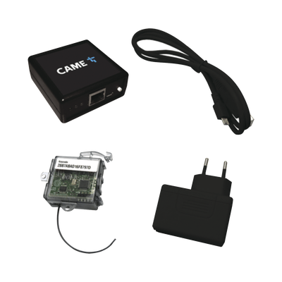 Kit CAME Connect / Para Apertura de Motores y Barreras Por Medio de APP / 3 Perfiles de Trabajo para Usuario Propietario e Instalador