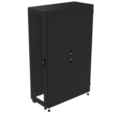 Gabinete para Telecomunicaciones Rack Estándar de 19" 42UR 600 mm Ancho x 1200 mm Profundidad. Fabricado en Acero.