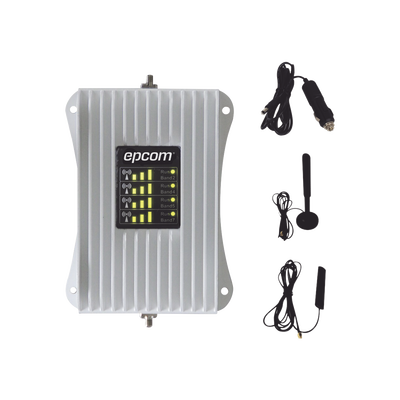 KIT Amplificador de Señal Celular Para Vehículo/ Soporta y Mejora la Señal Celular 5G 4G LTE/ Múltiples Operadores usuarios y dispositivos/ Ideal para Vehículo tipo Camioneta Pick up o Sedán.