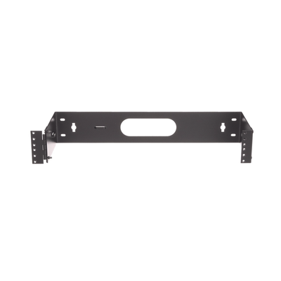 Rack Abierto de Instalación en Pared con Bisagras Profundidad de 159 mm 19 in de Ancho 2 UR Color Negro