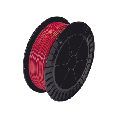 Bobina de 152 Metros de Cable Detector de Calor Temperatura Fija 68 grados Celsius Recubrimiento de Nylon Rojo para Aplicaciones en Exterior con Guía Acerada