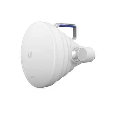 Antena Sectorial 30° tipo Horn para Multipunto 19.5 dBi. Rango extendido 5.15 - 6.875 GHz. Alto aislamiento al ruido. Compatible solo con AF5XHD RP5ACGEN2 y LTURocket