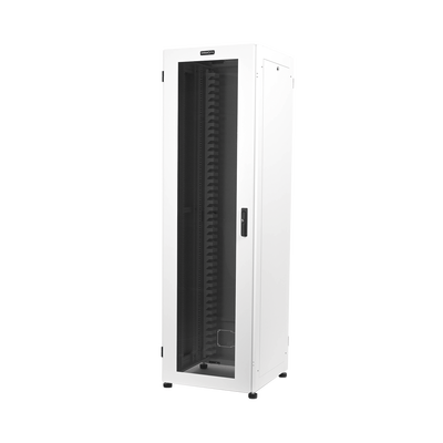 Gabinete para Telecomunicaciones Rack Estándar de 19" 42UR 600 mm Ancho x 600 mm Profundidad. Fabricado en Acero Color Blanco