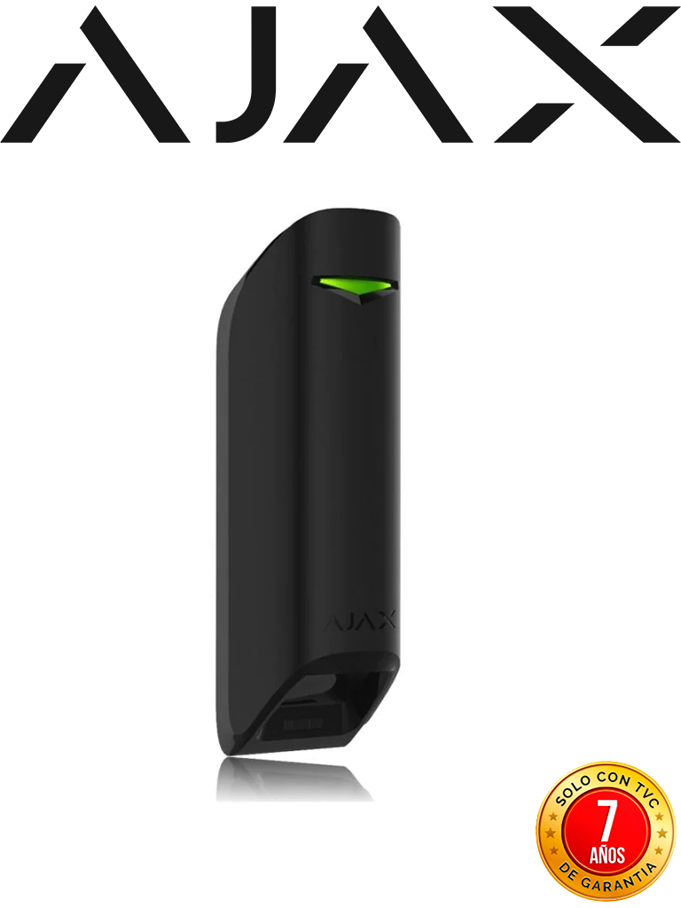 AJAX MotionProtect Curtain B - Detector de movimiento de ángulo estrecho para uso en interiores. Color Negro (28300.36.BL3)
