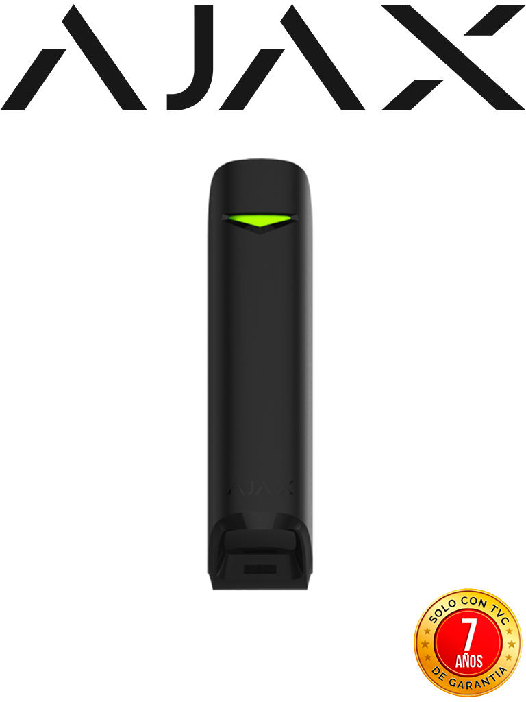 AJAX MotionProtect Curtain B - Detector de movimiento de ángulo estrecho para uso en interiores. Color Negro (28300.36.BL3)