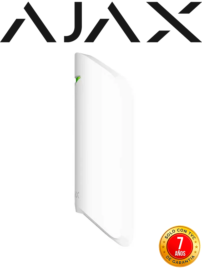 AJAX MotionProtect Curtain W - Detector de movimiento de ángulo estrecho para uso en interiores. Color Blanco (28301.36.WH3)