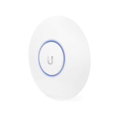 Access Point UniFi Lite / Doble Banda 802.11ac / MIMO 2X2 por banda / Soporta 100 clientes / Hasta 867 Mbps / Para interior Incluye Inyector PoE