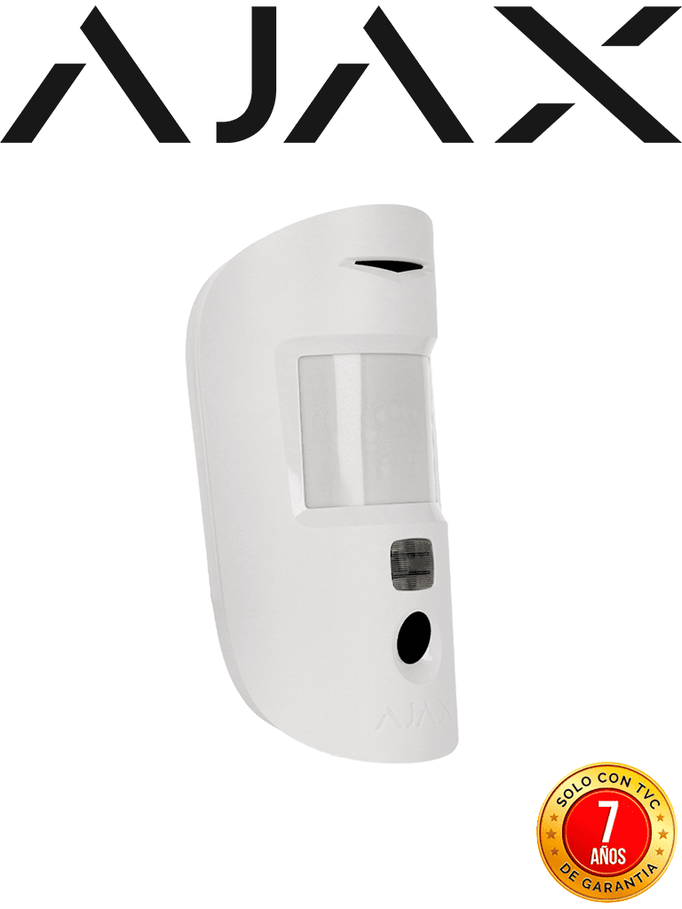 AJAX MotionCam W - Detector de movimiento con Verificación fotográfica. Color Blanco (27383.23.WH3)
