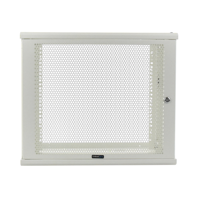Gabinete Linkedpro de Montaje en Pared 19in Puerta Perforada 9 UR 450 mm de Profundidad Color Blanco