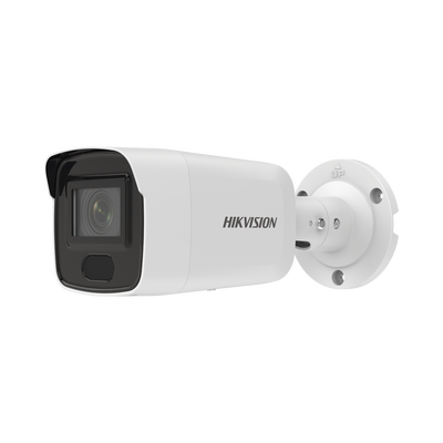 Bala IP 6 Megapixel / Lente 2.8 mm / 40 mts IR / Exterior IP67 / PoE / ACUSENSE / DARKFIGHTER / Alarmas y Audio I/O / ONVIF / Micro SD / 4 Analíticos: AcuSense Deteccion Facial Conteo de Personas por Cruce y Zona