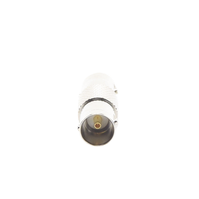 Adaptador Tipo Barril para 75 Ohm de Conector BNC Hembra a BNC Hembra Níquel/ Oro/ Teflón.