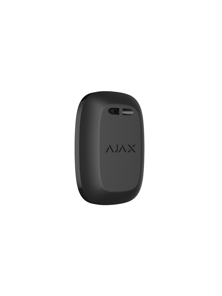 AJAX Button B - Botón inteligente multifuncional. Botón de pánico / Control de dispositivos de automatización / Silenciar alarmas de detectores de incendios. Color Negro (28202.26.BL3)
