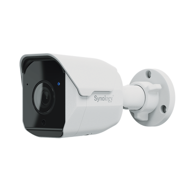 Cámara de Vigilancia BC500 | 5 Megapíxeles (2880x1620) | Lente 2.8 mm (110° H) | Visión Nocturna 30 mts | IP67 | IA para Detección de Personas y Vehículos | Compatible con Surveillance Station | Almacenamiento en mic