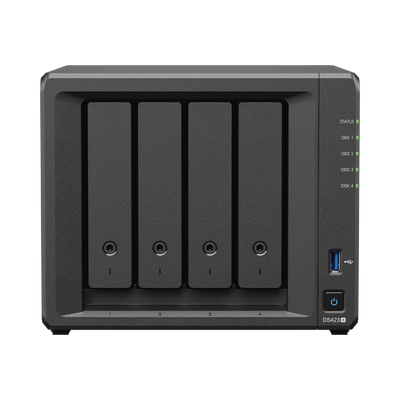 Servidor NAS de 4 Bahías / Hasta 72 TB / Servicio Nube Gratis (P2P) / Administración Remota y Respaldo Programado