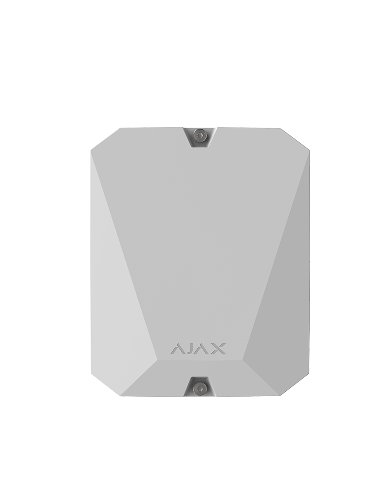 AJAX MultiTransmitterW - Módulo de integración para conectar detectores cableados a Ajax y gestionar la seguridad a través de la app. Color Blanco (28306.62.WH3)