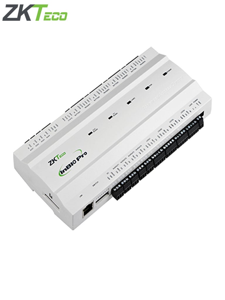 ZKTECO INBIO160PRO - Panel para Control de Acceso de 1 puerta La serie InBio Pro ofrece verificación de huellas y control de acceso avanzado gestionado por TCP/IP ideal para CVSecurity