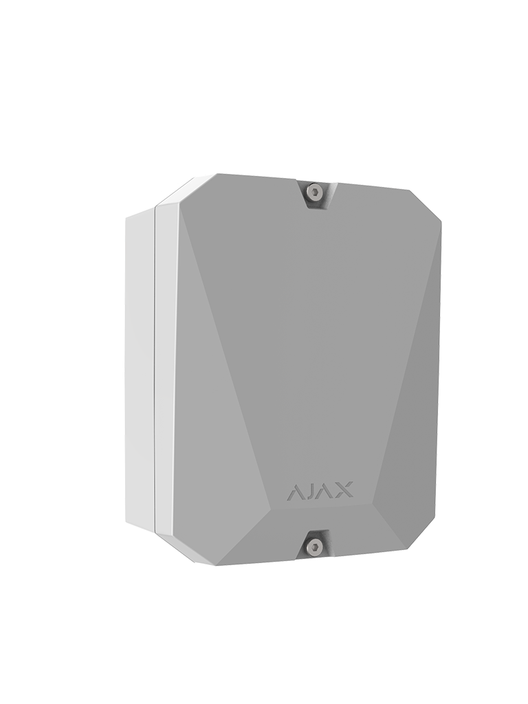 AJAX MultiTransmitterW - Módulo de integración para conectar detectores cableados a Ajax y gestionar la seguridad a través de la app. Color Blanco (28306.62.WH3)