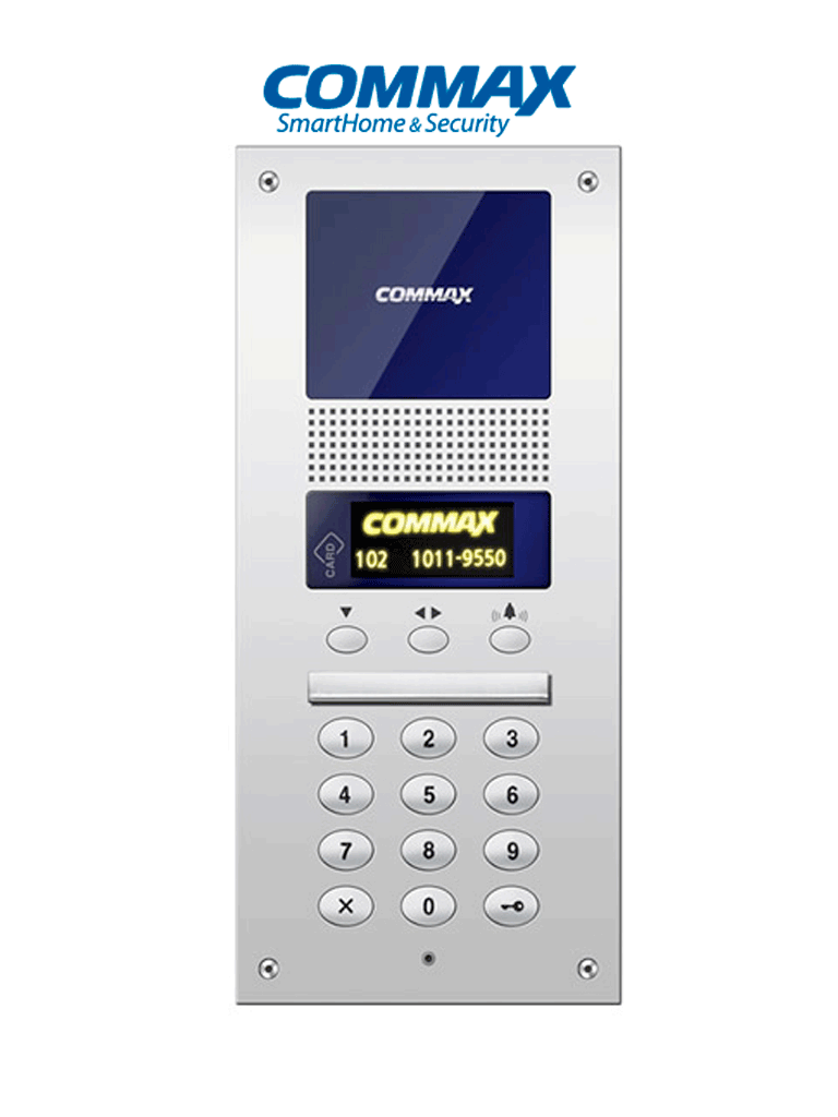 COMMAX DR2AG - Audioportero Departamental  Soporta 2 Estaciones de Guardia  1000 Auriculares