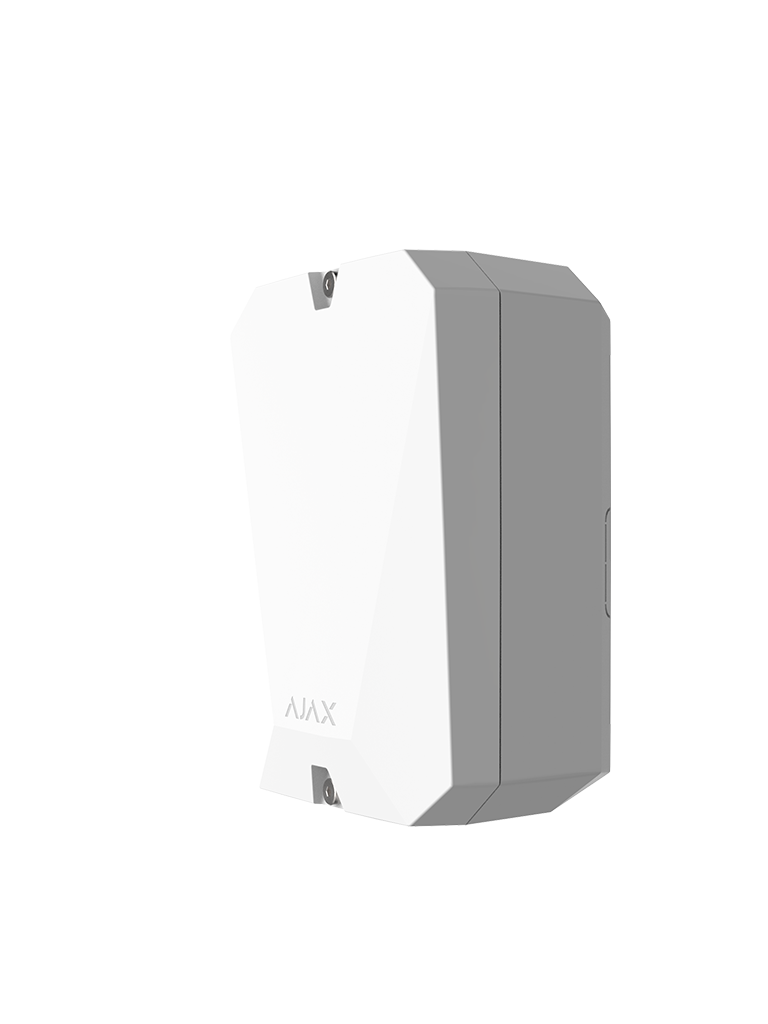 AJAX MultiTransmitterW - Módulo de integración para conectar detectores cableados a Ajax y gestionar la seguridad a través de la app. Color Blanco (28306.62.WH3)