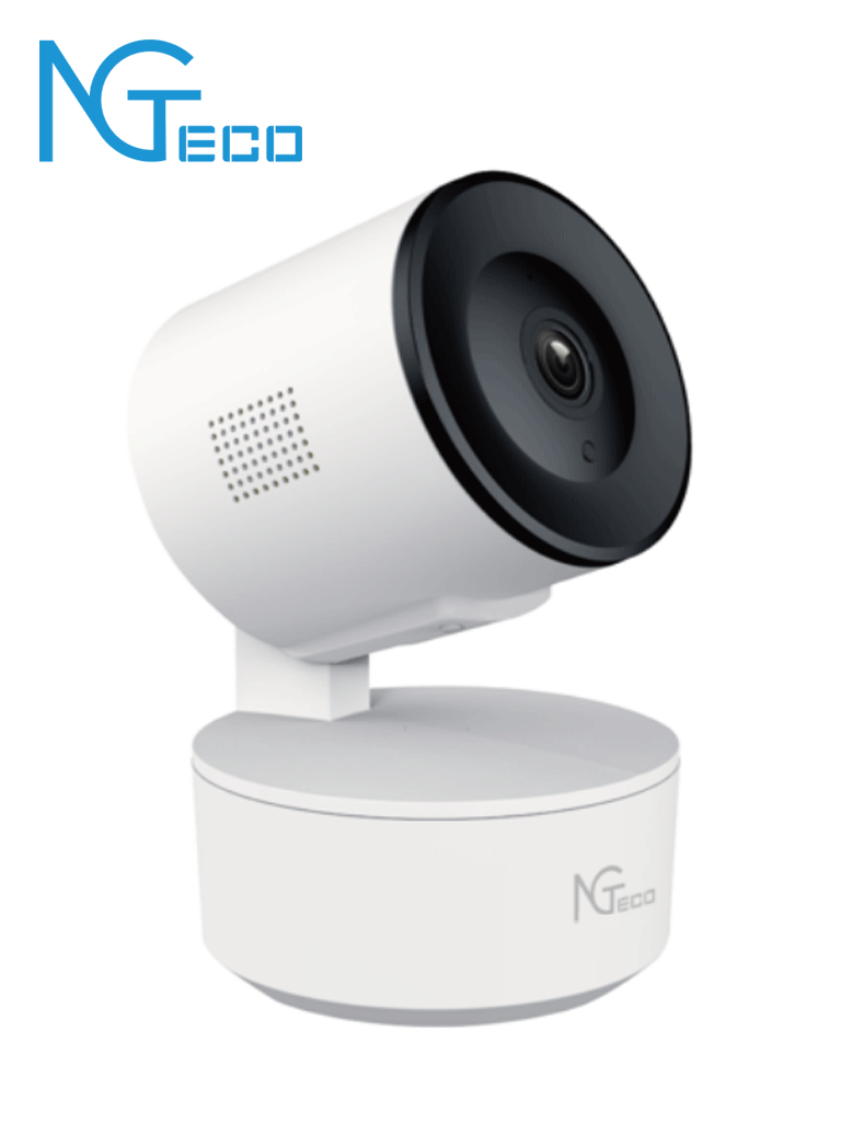 NGTECO NGC2301 - Cámara PT WiFi / 1080p / Distancia IR 5 metros / Detección de movimiento / Movimiento 355° horizontal 80° vertical / Almacenamiento Local y en la Nube / Control Remoto / Audio Bi-direccional / Funciona con Alexa #NG #ZK9 #MCI2