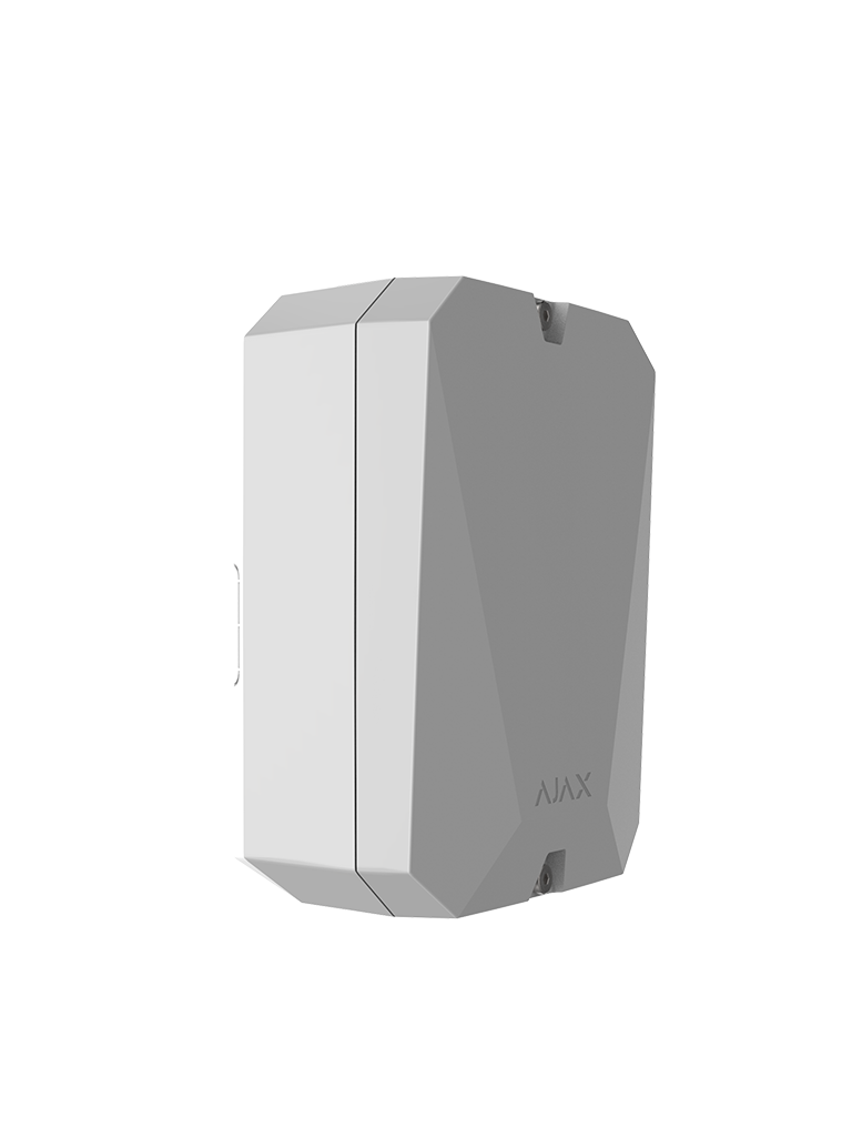 AJAX MultiTransmitterW - Módulo de integración para conectar detectores cableados a Ajax y gestionar la seguridad a través de la app. Color Blanco (28306.62.WH3)