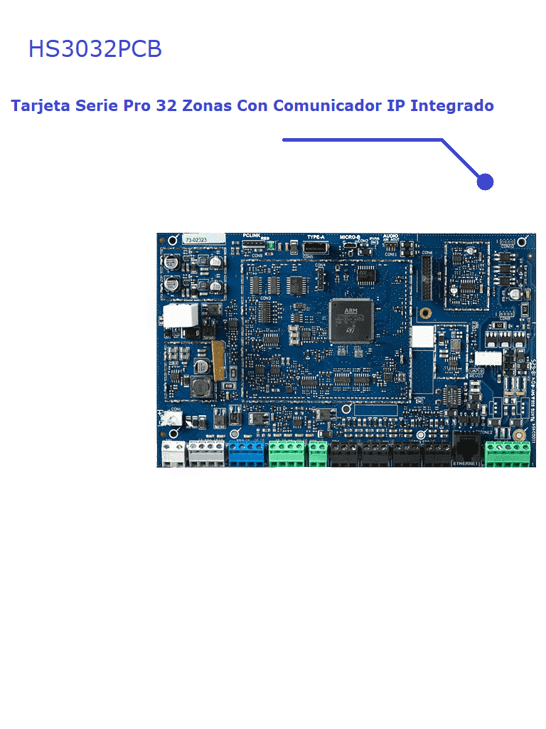 DSC Pro Basic - Paquete Pro 32 zonas con comunicador IP integrado/ Panel HS3032/ Teclado HS2LCDPRO