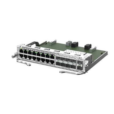 Tarjeta de Red con 16 puertos RJ45 1Gb 8 puertos SFP 1Gb y 2 puertos SFP+ 10Gb para Chasis RG-NBS6002