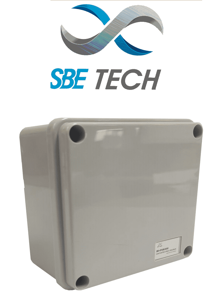 SBETECH SBE OP15011070 - Gabinete plástico con cubierta opaca 150 x 110 x 70 mm
