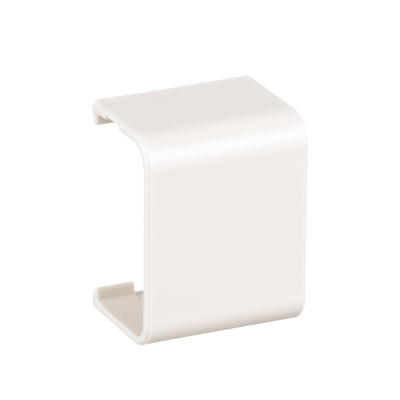 Unión recta para uso con canaleta LD10/LDPH10 material ABS Color Blanco Mate