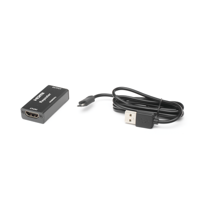 Adaptador HDMI para Amplificar o Repetir la señal de los cables HDMI (Booster) a una distancia de 40 metros / Soporta resoluciones 4K x 2K.