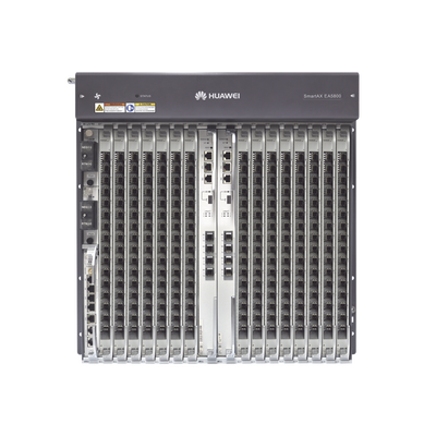 OLT GPON Carrier Class con 1 tarjeta de 16 puertos GPON 15 ranuras 2 Fuentes de alimentación DC 11 UR