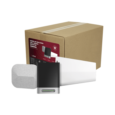 KIT Amplificador de Señal Celular HOME COMPLETE | Mejora la Señal Celular de todos los Operadores | Cubre áreas de hasta 1200 m²