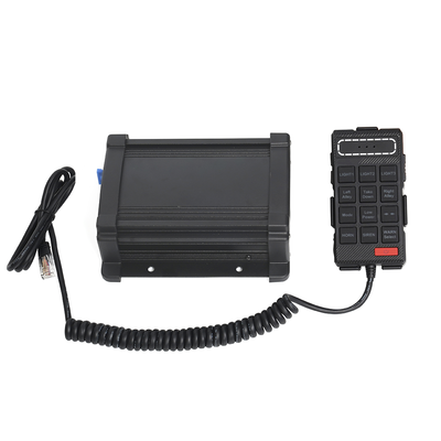 Sirena Vehicular de 100W de Potencia Con Controlador Unimando Micrófono Control de Tonos y Patrones de destello de Barras de Luces Serie X67 / X75